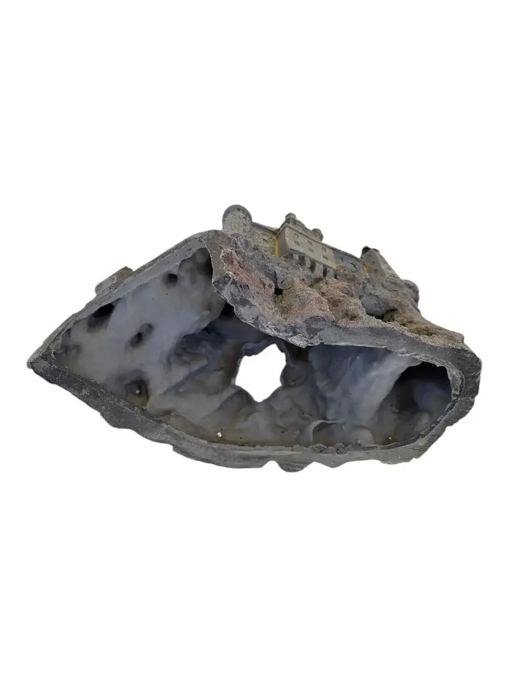 Age-of-Magic Wizard’s Castle Aquarium Decoration Part A, Pre-owned, Some Damage